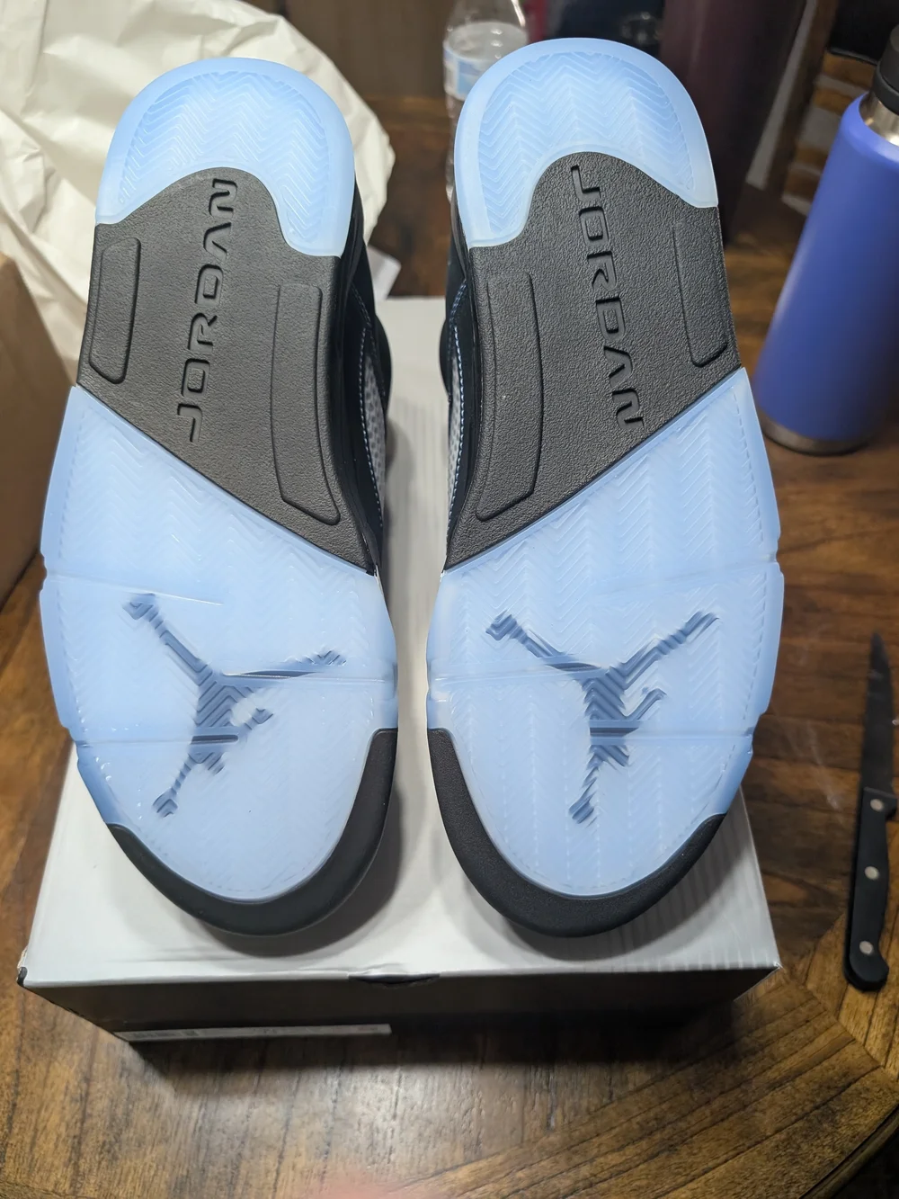 Air Jordan 5 Retro Black/University Blue Men’s Sneakers
